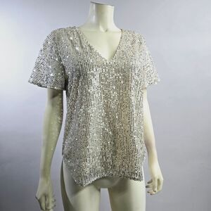 Loft small sequin top R15